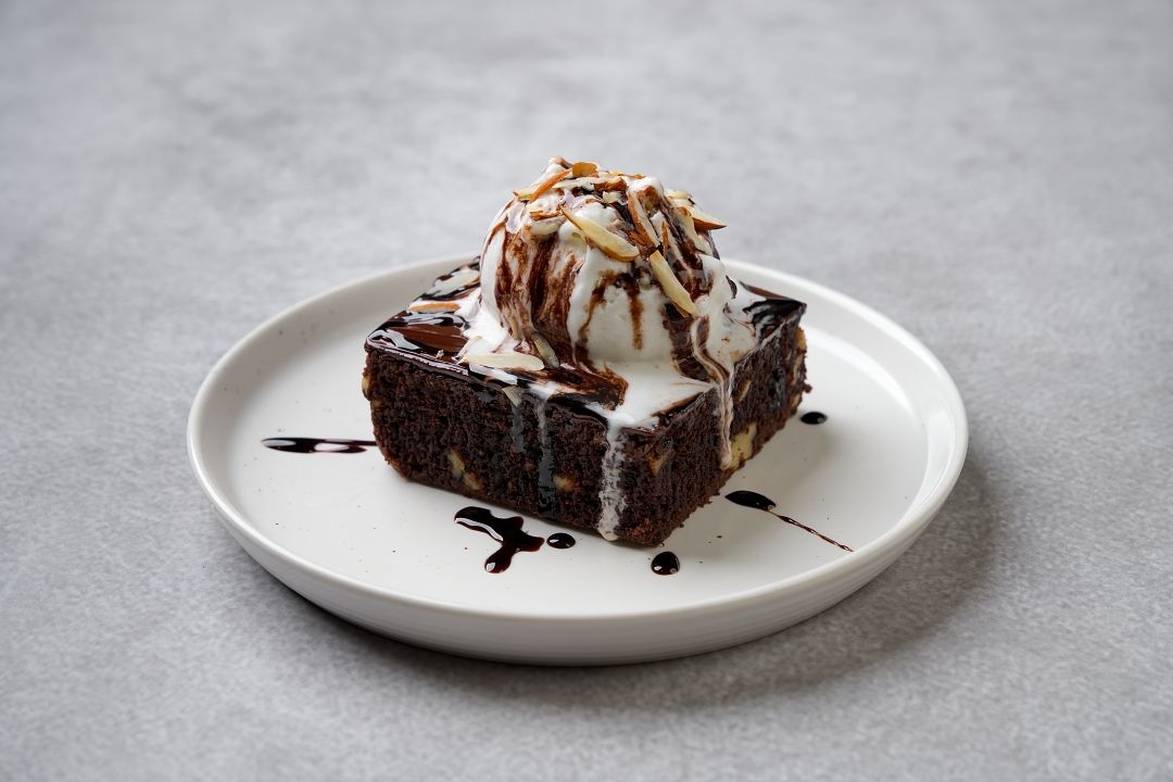 Brownie with Ice Cream